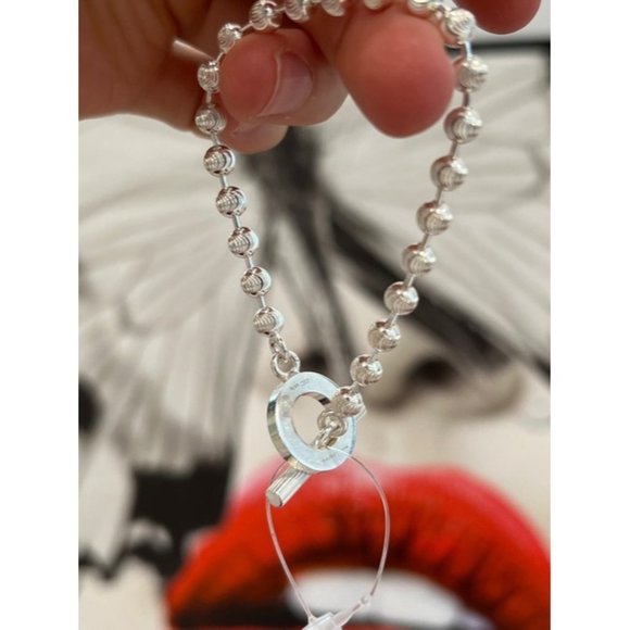 GUCCI Boule Toggle Silver Bracelet - Picture 2 of 12